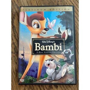 Bambi Walt Disney DVD 2005 Platinum Edition Animated Kids Family Pre-Owned